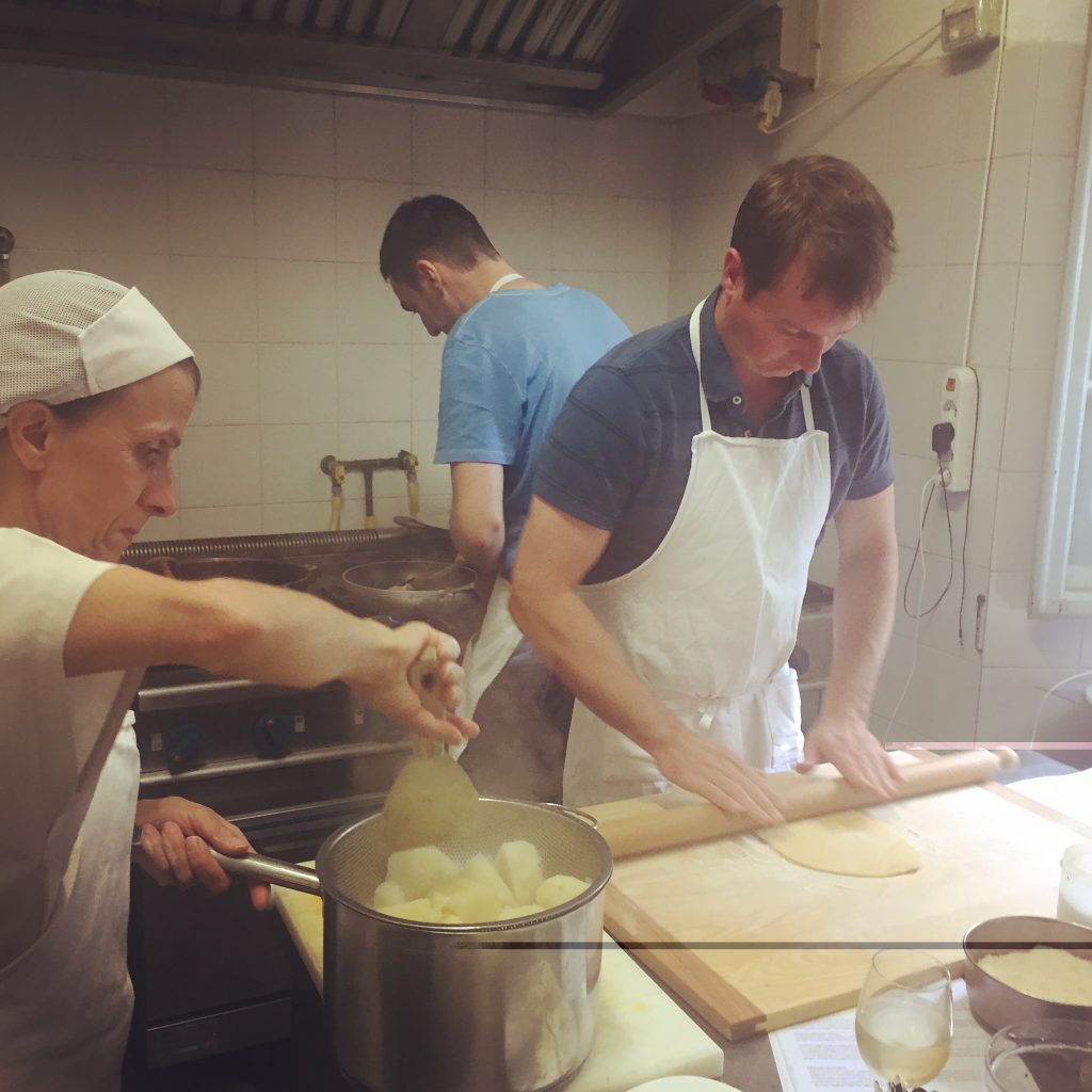 Villa Pia memories Kai in the kitchen